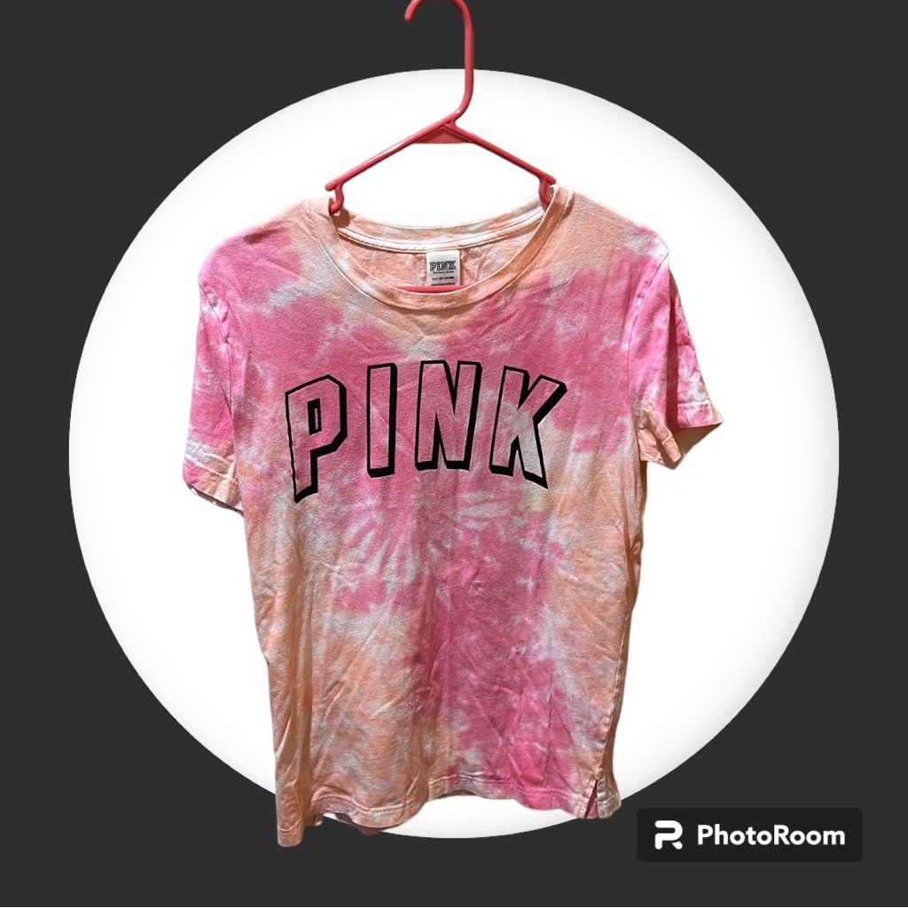 Pink Victoria Secret Tye Dye Top